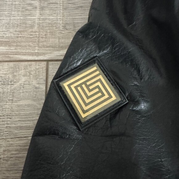 Custom Ghost Label Leather Bomber Jacket - Picture 2 of 10
